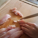 taiem pieptul de pui - reteta