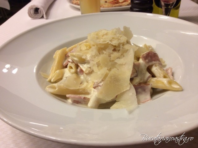 penne bacon sos alb baracca cluj review baracca