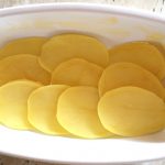 asezare cartofi pentru gratinare