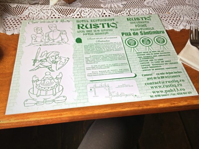 Restaurant Rustiq Santimbru
